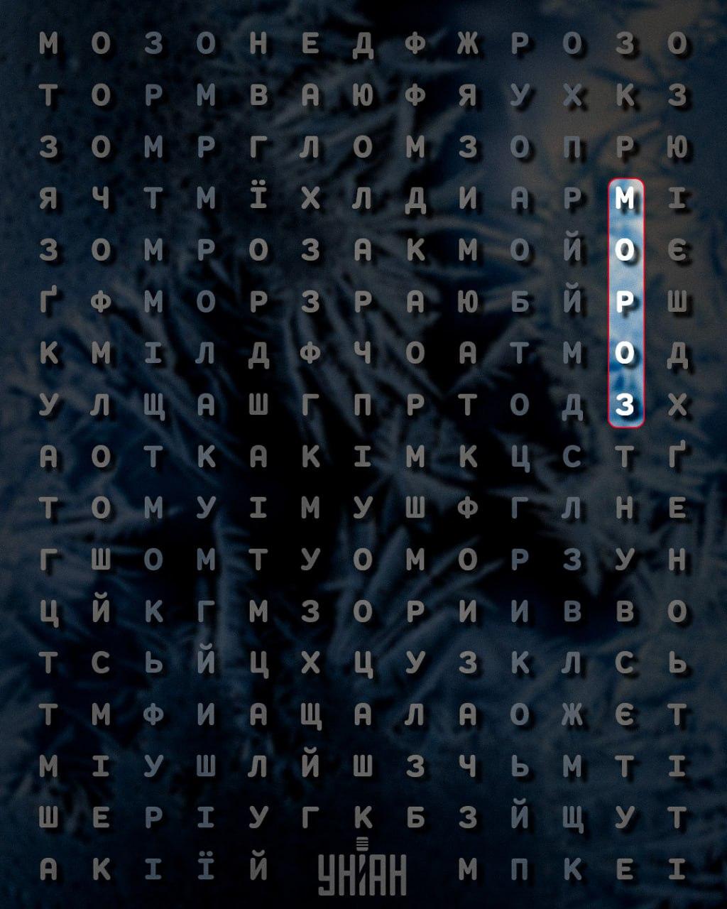 En 12-sekunders IQ-test: Du skal finde ordet 'frost'