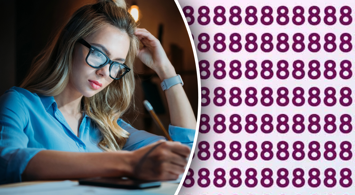 Du skal finde tallet 3 blandt 8: kun en sand detektiv kan løse gåden.