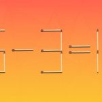 Du skal kun flytte 1 tændstik for at gøre ligheden