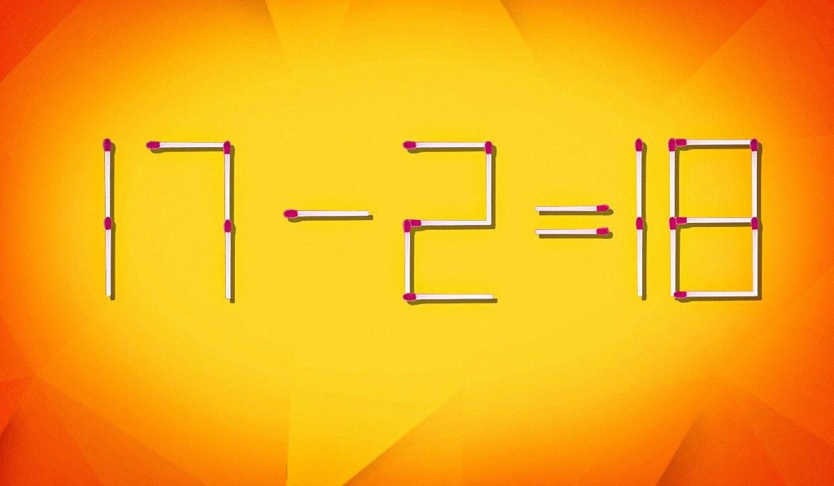 Hvor skal man flytte 1 tændstik for at gøre lighed korrekt: et fascinerende puslespil