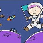 IQ-test: Find 3 forskelle på et billede af en astronaut