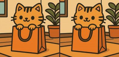 IQ-test: Find 3 forskelle på et billede af en sød kat på 45 sekunder