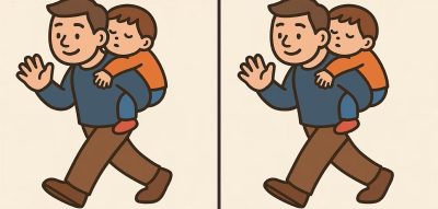 IQ-test: Find 3 forskelle på et billede af far og søn på 19 sekunder