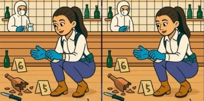 IQ-test: Find de 3 forskelle i CSI-billedet på 31 sekunder.